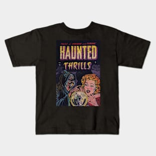 HAUNTED THRILLS! Kids T-Shirt